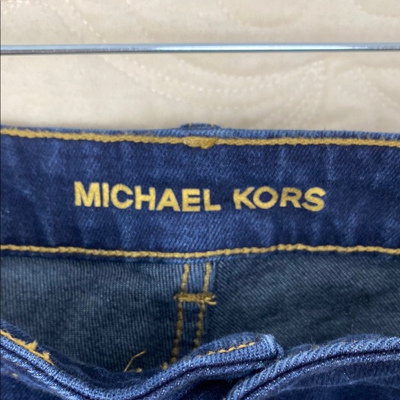 Micheal Kors Cropped High Rise Jeans Blue Womens Sz 12 - Picture 9 of 10
